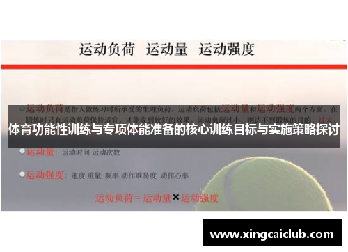 体育功能性训练与专项体能准备的核心训练目标与实施策略探讨